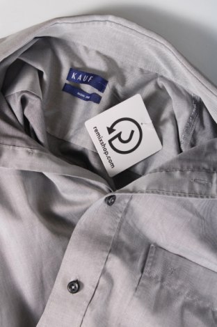 Мъжка риза Kauf, Размер M, Цвят Сив, Цена 6,66 лв.