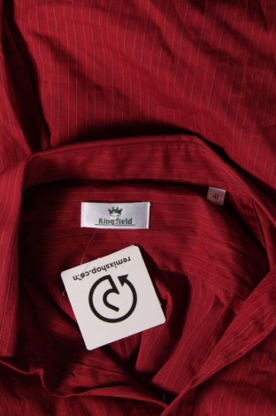 Herrenhemd Kingfield, Größe L, Farbe Rot, Preis € 3,83