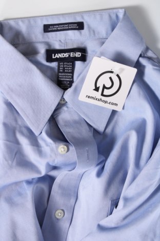 Мъжка риза Land's End, Размер XL, Цвят Син, Цена 14,40 лв.