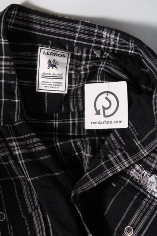 Мъжка риза Lerros, Размер XXL, Цвят Черен, Цена 11,52 лв.