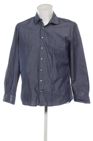 Ανδρικό πουκάμισο Livergy, Μέγεθος L, Χρώμα Μπλέ, Τιμή 3,77 €