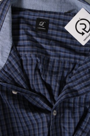 Ανδρικό πουκάμισο Luciano, Μέγεθος 5XL, Χρώμα Μπλέ, Τιμή 14,40 €