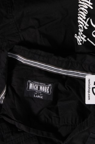 Ανδρικό πουκάμισο Much More, Μέγεθος L, Χρώμα Μαύρο, Τιμή 9,69 €
