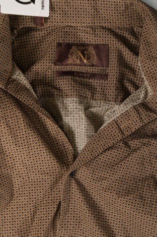 Ανδρικό πουκάμισο Next, Μέγεθος M, Χρώμα Καφέ, Τιμή 3,56 €