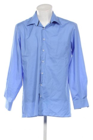 Ανδρικό πουκάμισο Nobel League, Μέγεθος L, Χρώμα Μπλέ, Τιμή 9,15 €