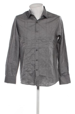 Ανδρικό πουκάμισο Olly Gan, Μέγεθος L, Χρώμα Γκρί, Τιμή 7,36 €