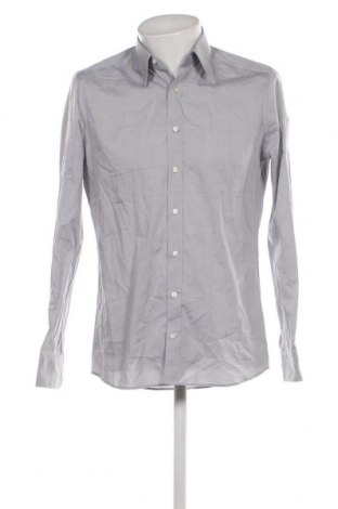 Ανδρικό πουκάμισο Olymp, Μέγεθος M, Χρώμα Γκρί, Τιμή 18,33 €