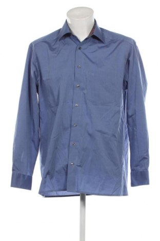 Ανδρικό πουκάμισο Olymp, Μέγεθος L, Χρώμα Μπλέ, Τιμή 22,67 €