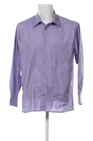 Ανδρικό πουκάμισο Olymp, Μέγεθος L, Χρώμα Βιολετί, Τιμή 15,44 €