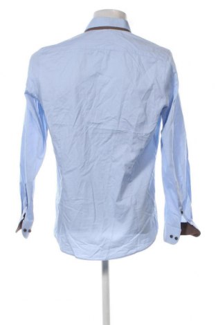 Ανδρικό πουκάμισο Olymp, Μέγεθος L, Χρώμα Μπλέ, Τιμή 23,40 €