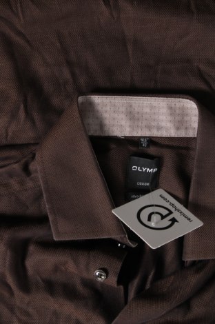Мъжка риза Olymp, Размер L, Цвят Кафяв, Цена 39,00 лв.