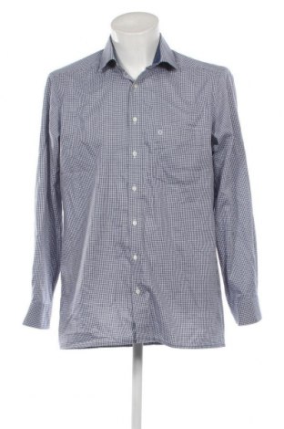 Ανδρικό πουκάμισο Olymp, Μέγεθος L, Χρώμα Μπλέ, Τιμή 21,95 €
