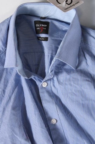 Мъжка риза Olymp, Размер M, Цвят Син, Цена 29,64 лв.