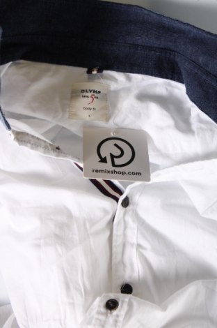Ανδρικό πουκάμισο Olymp, Μέγεθος L, Χρώμα Λευκό, Τιμή 29,07 €
