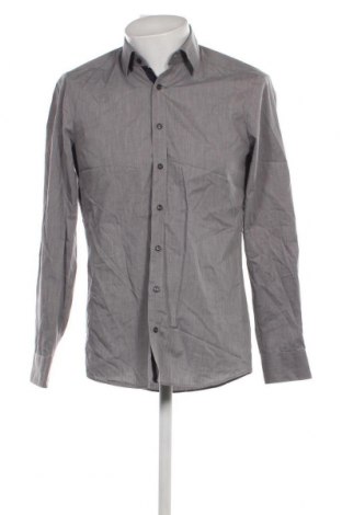 Ανδρικό πουκάμισο Olymp, Μέγεθος M, Χρώμα Γκρί, Τιμή 20,02 €