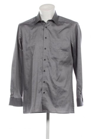 Ανδρικό πουκάμισο Olymp, Μέγεθος L, Χρώμα Γκρί, Τιμή 22,67 €