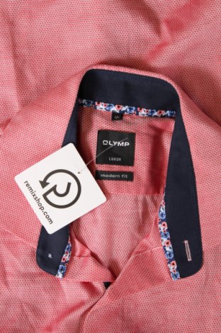 Ανδρικό πουκάμισο Olymp, Μέγεθος L, Χρώμα Κόκκινο, Τιμή 9,17 €