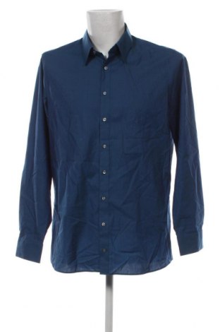 Ανδρικό πουκάμισο Olymp, Μέγεθος XL, Χρώμα Μπλέ, Τιμή 27,33 €