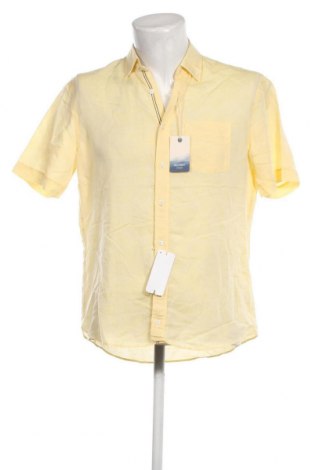 Ανδρικό πουκάμισο Olymp, Μέγεθος M, Χρώμα Κίτρινο, Τιμή 26,29 €