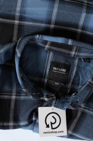 Ανδρικό πουκάμισο Only & Sons, Μέγεθος M, Χρώμα Πολύχρωμο, Τιμή 9,72 €