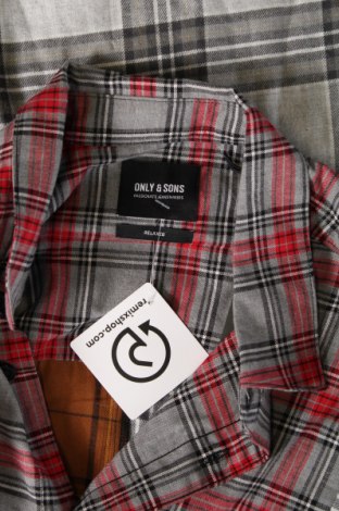 Ανδρικό πουκάμισο Only & Sons, Μέγεθος L, Χρώμα Πολύχρωμο, Τιμή 23,71 €