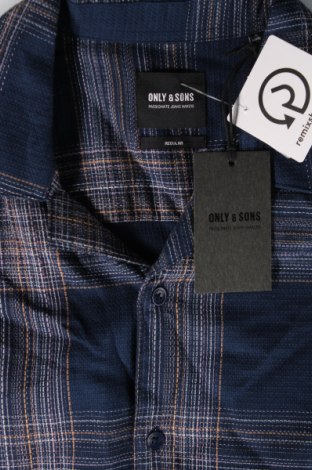 Herrenhemd Only & Sons, Größe L, Farbe Blau, Preis 9,48 €
