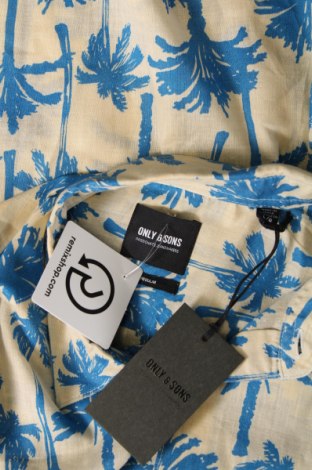Ανδρικό πουκάμισο Only & Sons, Μέγεθος L, Χρώμα  Μπέζ, Τιμή 13,51 €