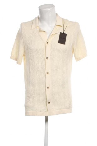 Ανδρικό πουκάμισο Only & Sons, Μέγεθος L, Χρώμα Εκρού, Τιμή 10,43 €