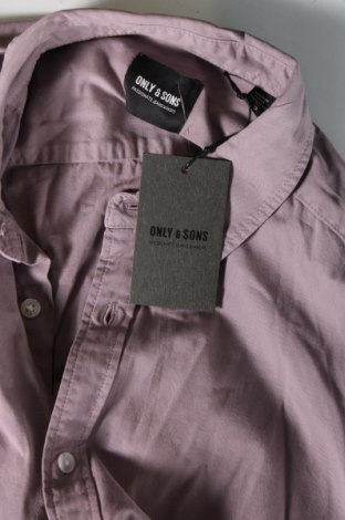 Мъжка риза Only & Sons, Размер L, Цвят Лилав, Цена 22,08 лв.