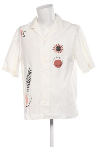 Ανδρικό πουκάμισο Originals By Jack & Jones, Μέγεθος M, Χρώμα Λευκό, Τιμή 18,93 €