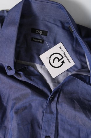 Ανδρικό πουκάμισο Oviesse, Μέγεθος M, Χρώμα Μπλέ, Τιμή 17,94 €