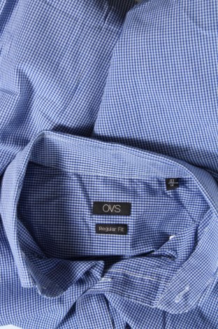 Ανδρικό πουκάμισο Oviesse, Μέγεθος L, Χρώμα Μπλέ, Τιμή 9,15 €