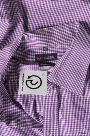 Мъжка риза Paul R. Smith, Размер 3XL, Цвят Лилав, Цена 54,10 лв.