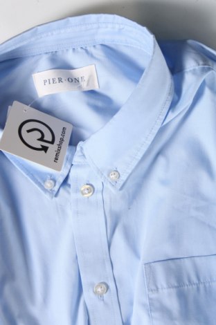 Ανδρικό πουκάμισο Pier One, Μέγεθος XXL, Χρώμα Μπλέ, Τιμή 10,20 €