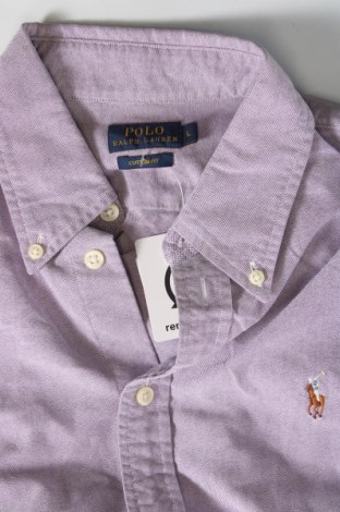 Męska koszula Polo By Ralph Lauren, Rozmiar L, Kolor Fioletowy, Cena 281,47 zł