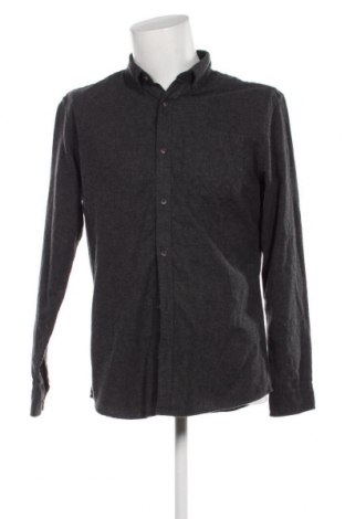 Herrenhemd Produkt by Jack & Jones, Größe L, Farbe Grau, Preis 14,37 €