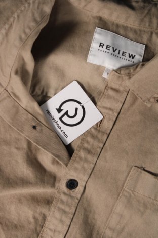 Мъжка риза Review, Размер XL, Цвят Бежов, Цена 34,56 лв.