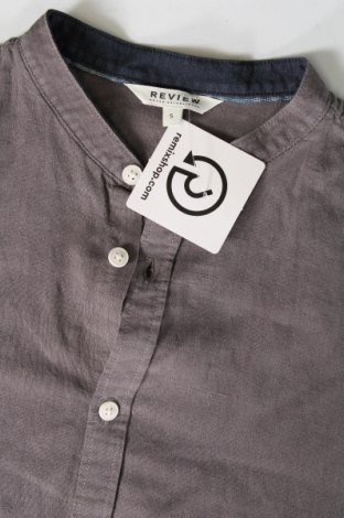 Мъжка риза Review, Размер S, Цвят Сив, Цена 41,04 лв.