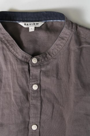 Ανδρικό πουκάμισο Review, Μέγεθος L, Χρώμα Γκρί, Τιμή 21,15 €