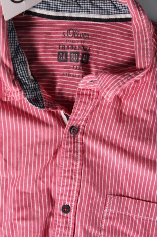Мъжка риза S.Oliver, Размер 3XL, Цвят Розов, Цена 23,28 лв.