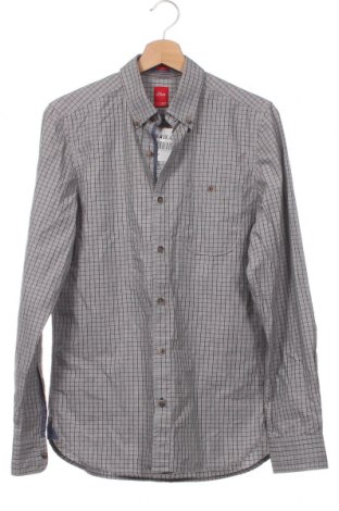 Ανδρικό πουκάμισο S.Oliver, Μέγεθος S, Χρώμα Γκρί, Τιμή 4,13 €