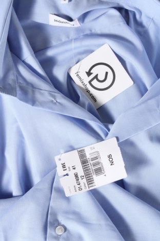 Ανδρικό πουκάμισο Seidensticker, Μέγεθος L, Χρώμα Μπλέ, Τιμή 37,11 €