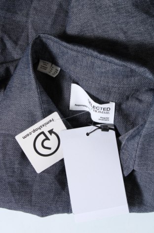 Ανδρικό πουκάμισο Selected Homme, Μέγεθος L, Χρώμα Μπλέ, Τιμή 42,27 €