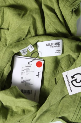 Męska koszula Selected Homme, Rozmiar L, Kolor Zielony, Cena 150,44 zł