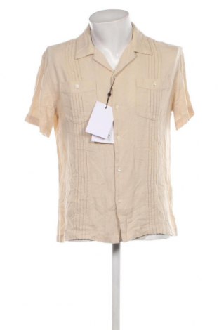 Ανδρικό πουκάμισο Selected Homme, Μέγεθος M, Χρώμα  Μπέζ, Τιμή 19,98 €