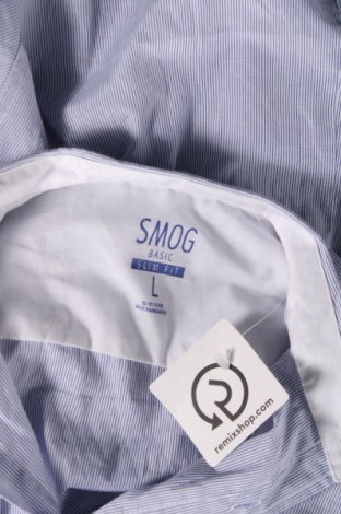 Мъжка риза Smog, Размер L, Цвят Син, Цена 29,00 лв.