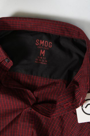 Herrenhemd Smog, Größe M, Farbe Rot, Preis 4,04 €