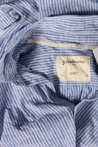 Ανδρικό πουκάμισο Stradivarius, Μέγεθος L, Χρώμα Μπλέ, Τιμή 9,69 €