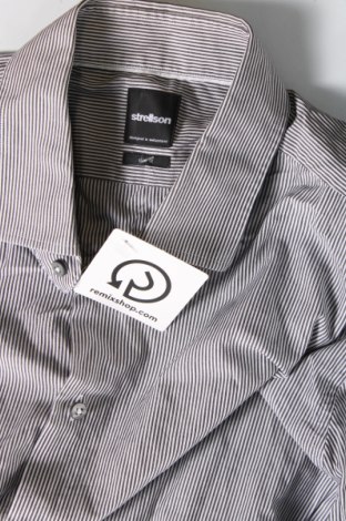 Herrenhemd Strellson, Größe L, Farbe Grau, Preis 25,51 €