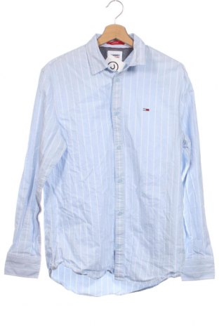 Ανδρικό πουκάμισο Tommy Jeans, Μέγεθος S, Χρώμα Μπλέ, Τιμή 77,32 €